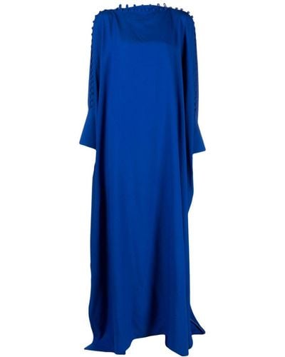 ‎Taller Marmo Mila Kaftan Maxi Dress - Women's - Acetate/viscose - Blue
