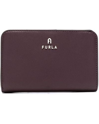 Furla Medium Camelia Leather Wallet - Purple