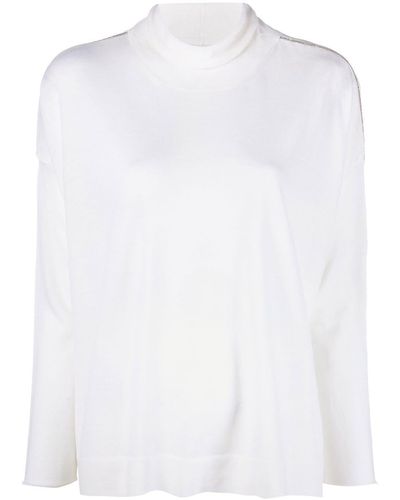 Fabiana Filippi High-neck Sweater - White