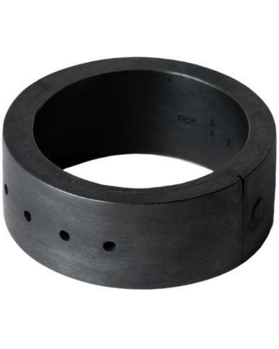 Parts Of 4 Sistema Zilveren Ring - Zwart