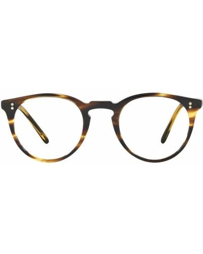 Oliver Peoples Runde O'Malley Brille - Braun