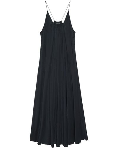 Anine Bing Gesmockte Midi-jurk - Zwart