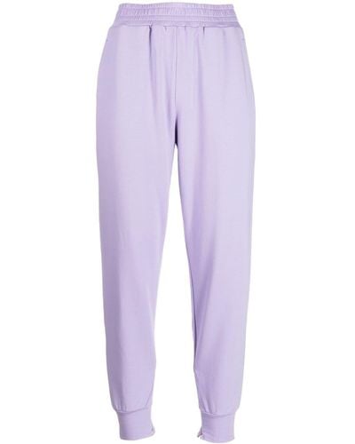 GOODIOUS Slit-cut Sweatpants - Purple