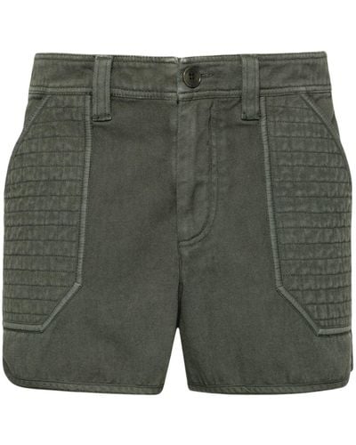 Zadig & Voltaire Sei Twill Mini Shorts - Green