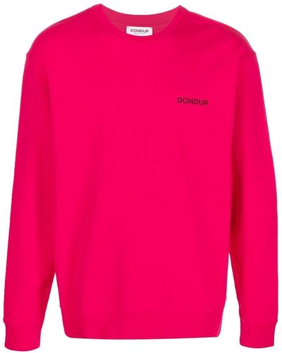 Dondup Sweater Met Logo - Roze
