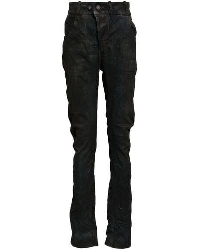 Boris Bidjan Saberi Distressed Skinny Jeans - Black
