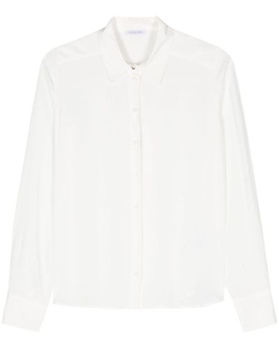 Patrizia Pepe Crepe-texture Shirt - White