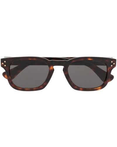 Cutler and Gross Tortoiseshell-print Sunglasses - Black