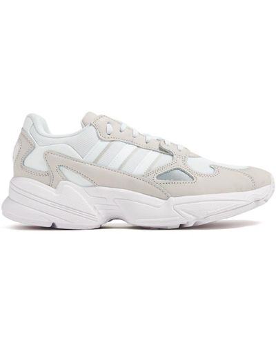 adidas Falcon Panelled Trainers - White