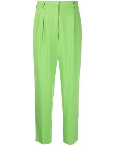 Blanca Vita Pantalones de vestir rectos - Verde