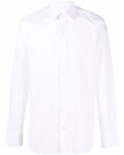 Tom Ford Hemd aus Popeline - Weiß