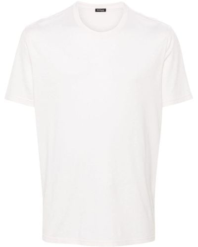 Kiton T-shirt Met Ronde Hals - Wit