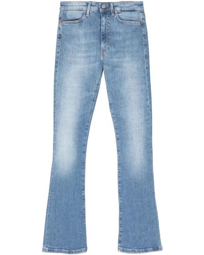 Dondup Mandy High-rise Bootcut Jeans - Blue
