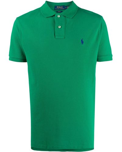 Polo Ralph Lauren Classic Fit camiseta polo verde jaspeado