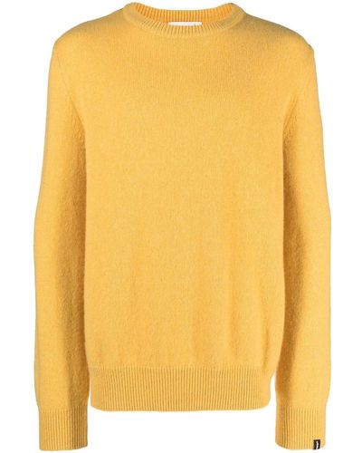 Mackintosh Holkham Crew-neck Cashmere Sweater - Yellow