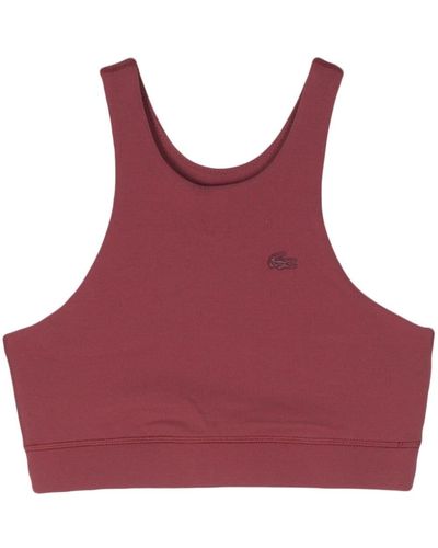 Lacoste Quick-dry Sports Bra - Red