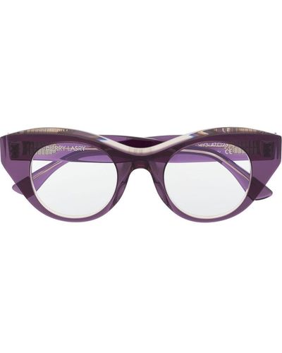 Thierry Lasry Vanity Cat-Eye-Brille - Lila