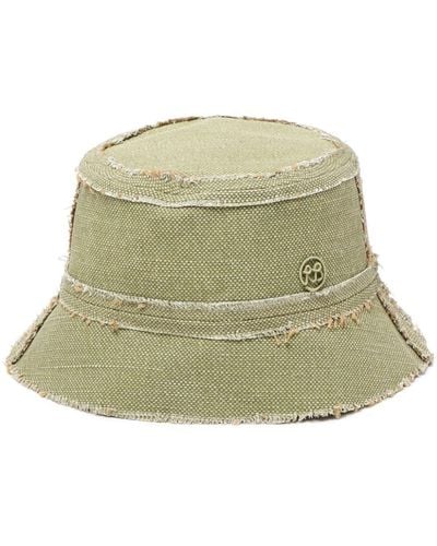 Ruslan Baginskiy Logo-patch Frayed Bucket Hat - Green