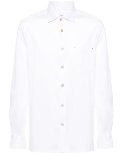 Kiton Nerano Jersey Shirt - White