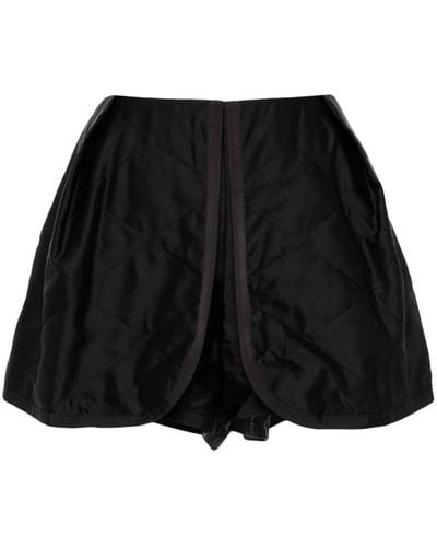 Sacai Satin Layered Shorts - Black