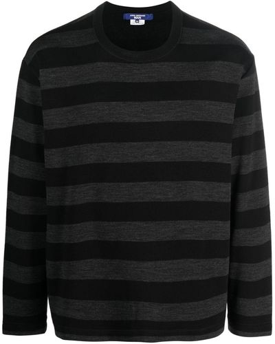 Junya Watanabe Gestreepte Sweater - Zwart