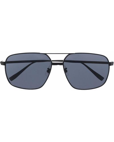 Dunhill Sonnenbrille mit eckigem Gestell - Schwarz