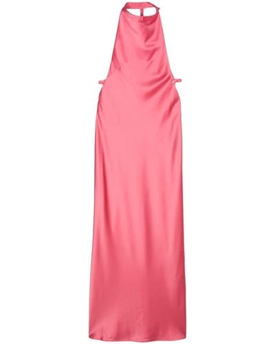Ssheena Adorabile Abendkleid aus Satin - Pink