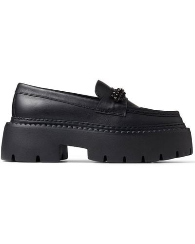 Jimmy Choo Bryer Leather Loafer - Black