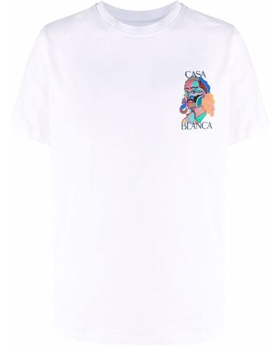 Casablancabrand Masao San Print T-shirt - White
