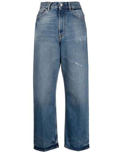 Acne Studios 1993 Cropped Jeans - Blauw