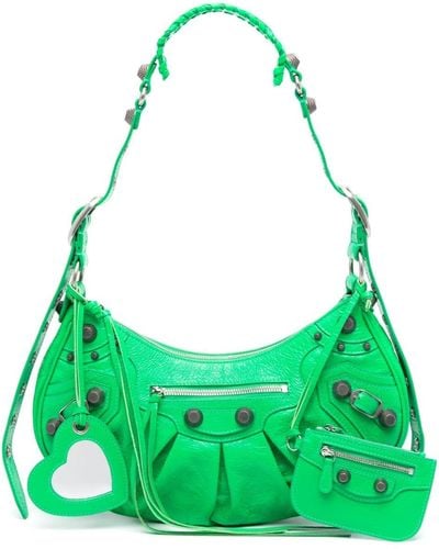 Balenciaga Le Cagole S Shoulder Bag - Green