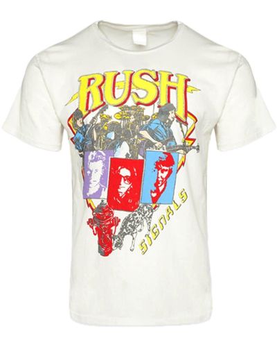 MadeWorn Rush-print Cotton T-shirt - White