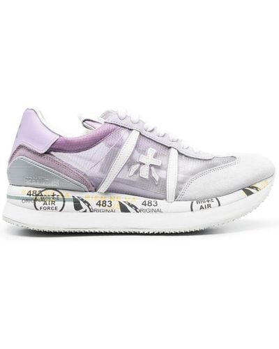 Premiata Conny Lace-up Sneakers - White