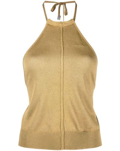 1017 ALYX 9SM Knitted Halter Top - Yellow