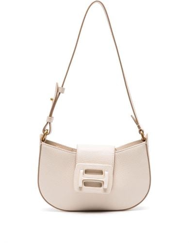 Hogan Sac porté épaule H-Bag en cuir - Blanc