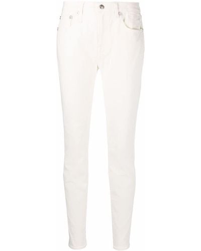 R13 Slim Cut Jeans - White