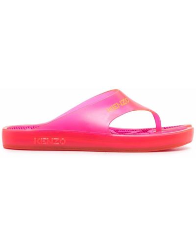 KENZO K-BEACH Flip-Flops - Pink