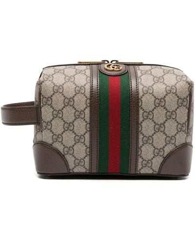 Gucci GG Supreme Leather Wash Bag - Multicolour