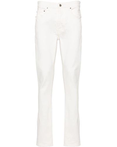 Ksubi Chitch Avalanche Mid-rise Slim-fit Jeans - White