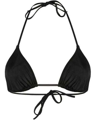 DSquared² Tie-fastening Bikini Top - Black