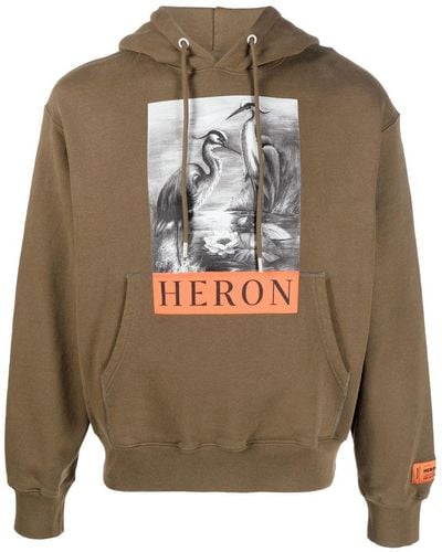 Heron Preston Sweatshirt With Logo - Grey