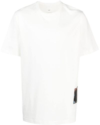 OAMC Patch-detail Cotton T-shirt - White