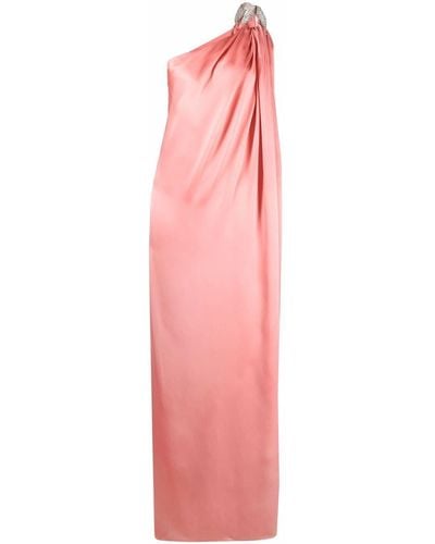 Stella McCartney Crystal-embellished Draped Gown - Pink