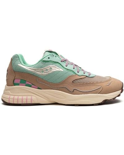 Saucony 3d Grid Hurricane "earth Citizen" Trainers - Green
