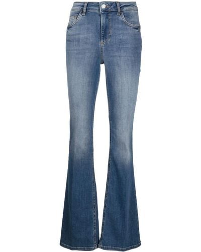 Liu Jo Mid-rise Flared Jeans - Blue