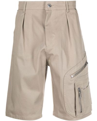 Les Hommes Knielange Cargo-Shorts - Natur