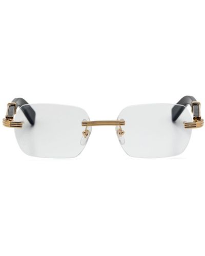 Cartier リムレス スクエア眼鏡フレーム - マルチカラー