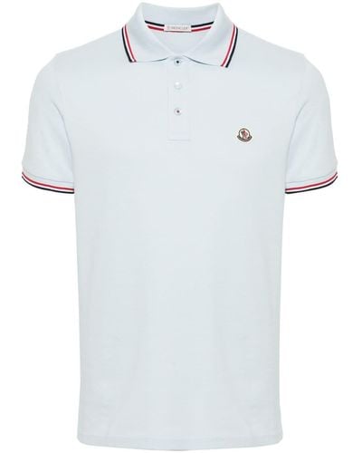 Moncler Appliqué-logo Polo Shirt - White