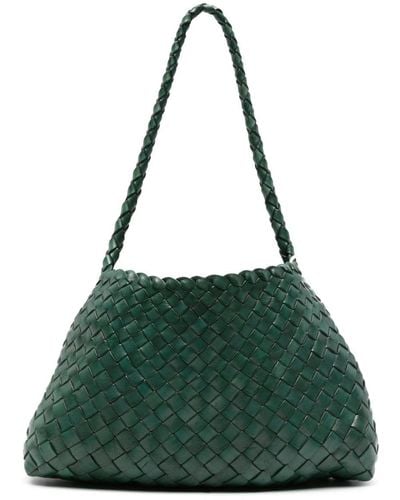 Dragon Diffusion Rosanna Leather Shoulder Bag - Green