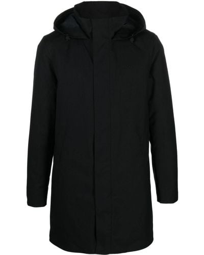 Mackage Concealed-fastening Hooded Jacket - Black